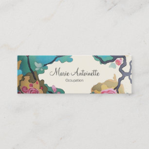 Blume in Aquarelle - Business / Calling Cards Telefonnummerkarte