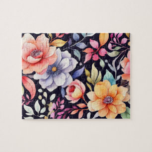 Blume in Aquarellfarbe