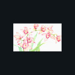 Blume in Aquarellfarbe Leinwanddruck<br><div class="desc">Aquarell Rosa Blume Künstler: Tim Oole</div>