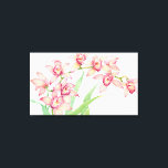 Blume in Aquarellfarbe Leinwanddruck<br><div class="desc">Aquarell Rosa Blume Künstler: Tim Oole</div>