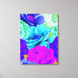 Blume in Aquarellfarben Leinwanddruck