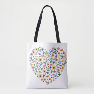 Blume in Aquarellfarben nahtlos Tasche