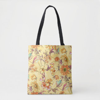 Blume in Aquarellfarben nahtlos Tasche