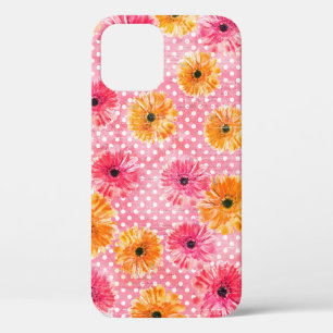 Blume in Aquarellfarben, rosa und gelb Case-Mate iPhone Hülle