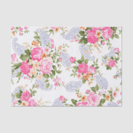 Blume in Beige und Rosa Seidenpapier