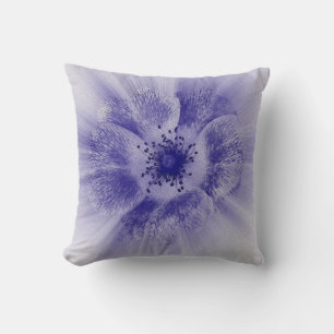 Blume in blau kissen