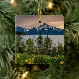 Blume in Colter Bay Keramikornament