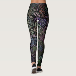 Blume in den Leggings