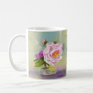 Blume in der Glass Scripture of Encourement JW Kaffeetasse