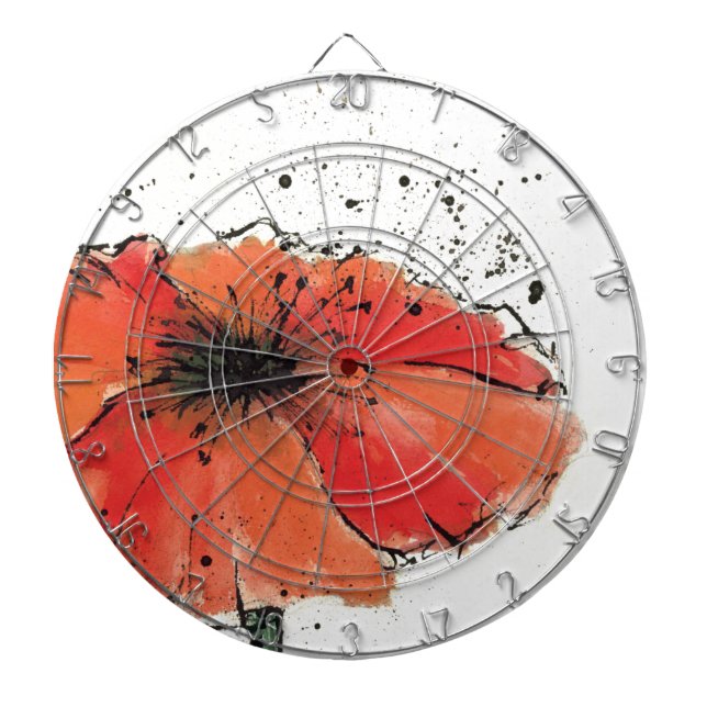 Blume in der vollen Blüte Dartscheibe (vorne)