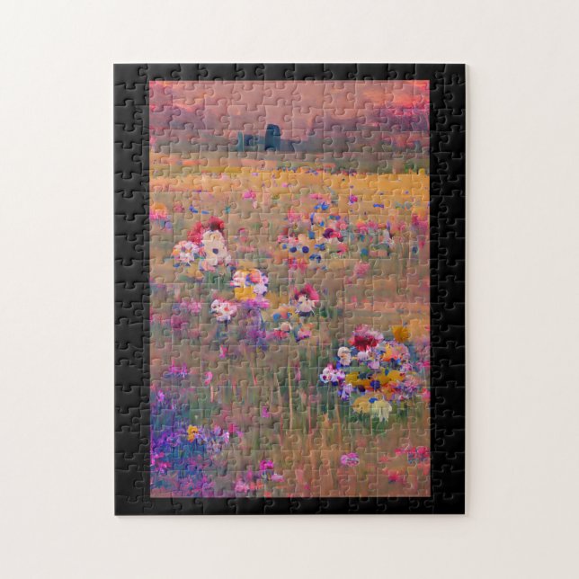 Blume in der weißen Digitalkunst (Vertikal)