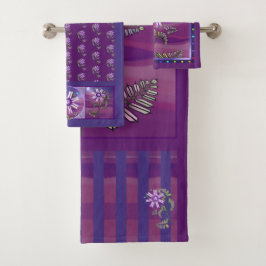 Blume in der Wüste Badhandtuch Set