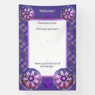 Blume in der Wüste Banner