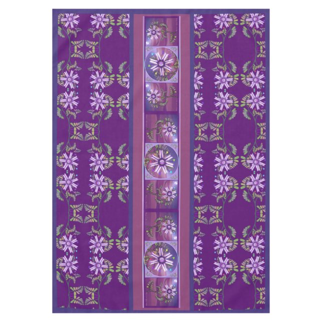 Blume in der Wüstendecke Tischdecke (Vorderseite)