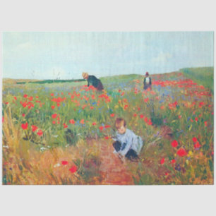 Blume in einem Feld auswählen, Mary Cassatt Seidenpapier