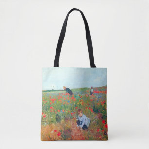 Blume in einem Feld auswählen, Mary Cassatt Tasche