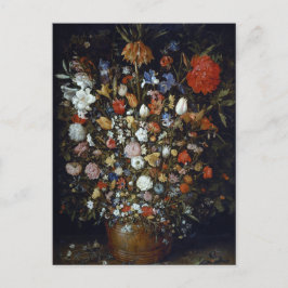 Blume in einem Holzschiff Jan Brueghel the Ältere Postkarte