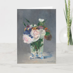 Blume in einem Kristallvase-Manet Karte