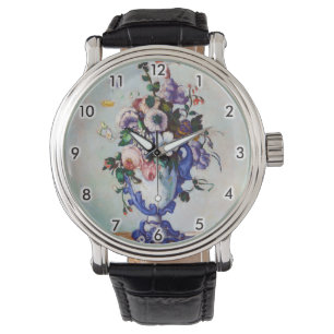 Blume in einem Rokoko Vase, Paul Cezanne Armbanduhr