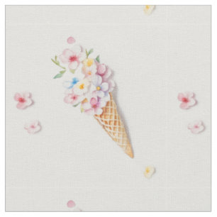 Blume in einem Waffelkegel Stoff