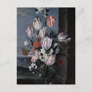 Blume in einer Kristallvase, 1652 Postkarte