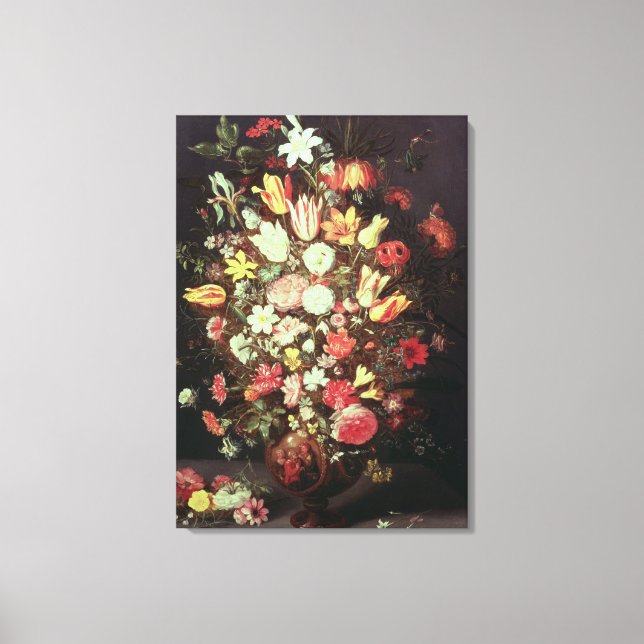 Blume in einer Vase Leinwanddruck (Vorderseite)