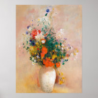 Blume in einer Vase Malerei Odilon Redon Phantasti