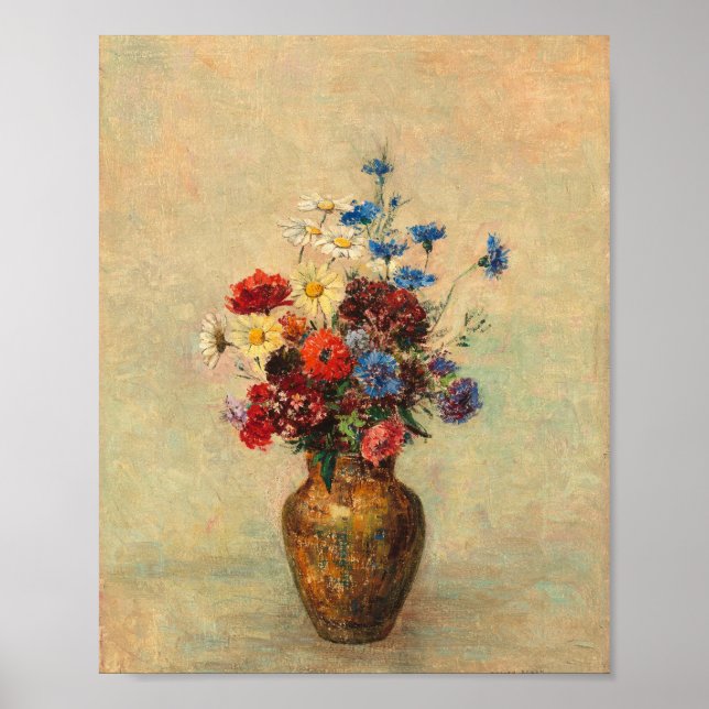 Blume in einer Vase Poster (Vorne)