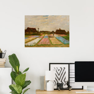 Blume in Holland, Bulb Fields von van Gogh Poster