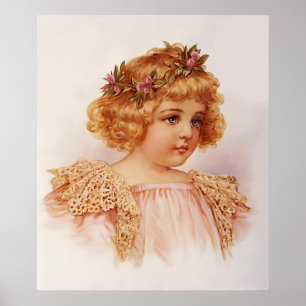 Blume in ihrem Haar Poster