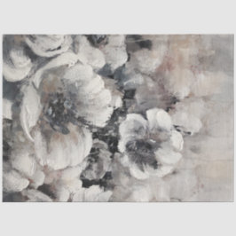 Blume in Kohle Seidenpapier