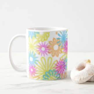Blume in Pastelltönen Kaffeetasse