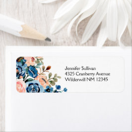 Blume in Rosa und Blau