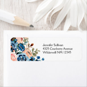 Blume in Rosa und Blau