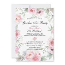 Blume in Rosa Wasserfarbe