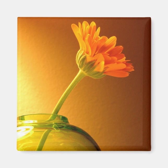 Blume in Vase Magnet (Vorne)