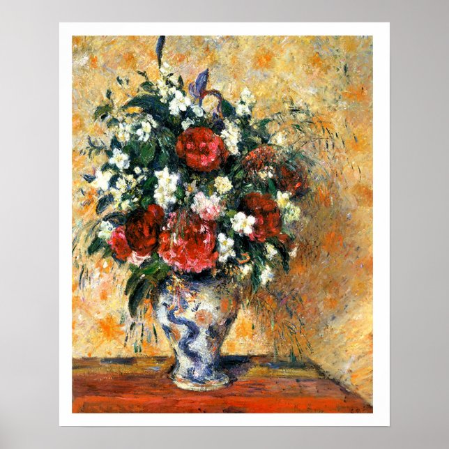Blume in Vase Poster 18x22 (Vorne)