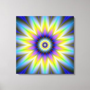 Blume innerhalb der Blume Canvas drucken Leinwanddruck