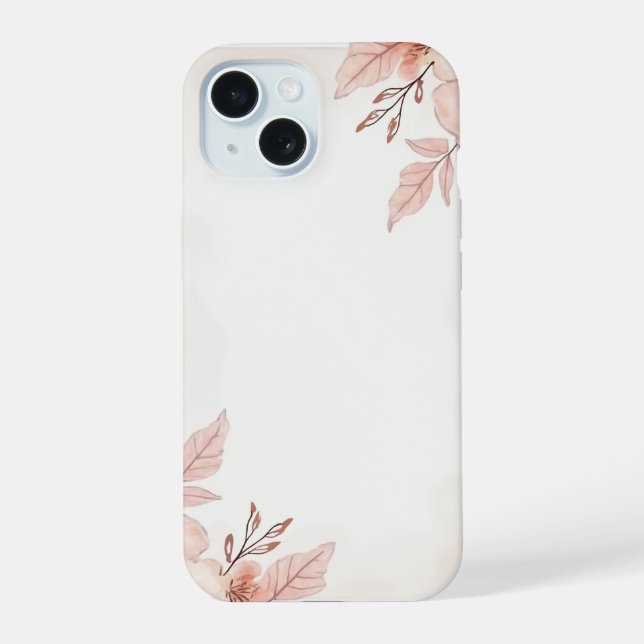 Blume iPhone 15 Hülle (Rückseite)