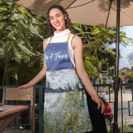 Blume Island in der Nähe von Vétheuil, Claude Mone Schürze