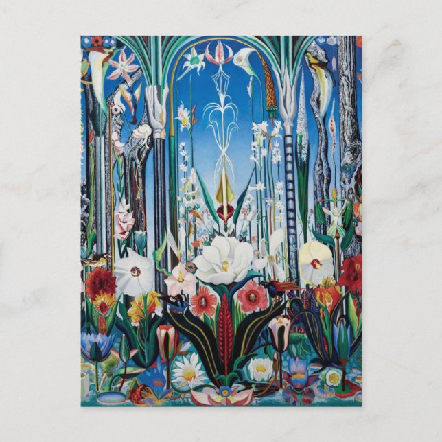 Blume Italien durch Joseph Stella Postkarte (Vorderseite)