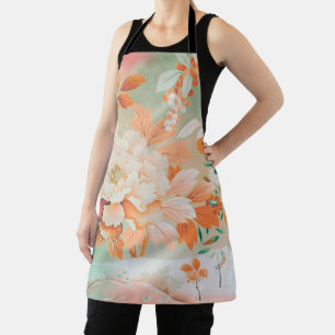 Blume, japanisches Design Schürze