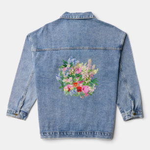 Blume Jeansjacke