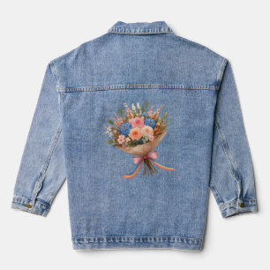 Blume Jeansjacke