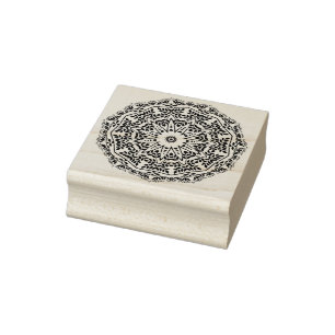 Blume Jugendstil Briefmarke Gummistempel