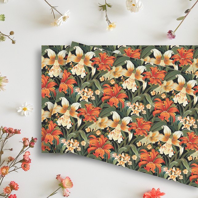 Blume Jugendstil Seidenpapier (Von Creator hochgeladen)