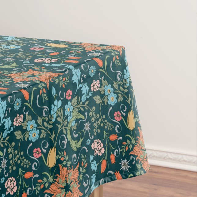 Blume, Jugendstil, William Morris-Stil Tischdecke (Beispiel)