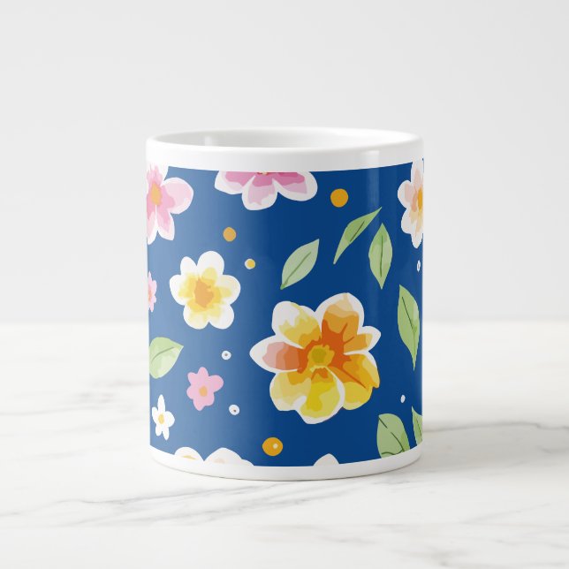 Blume Jumbo-Tasse (Vorderseite)
