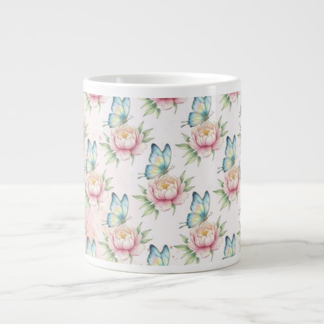 Blume Jumbo-Tasse (Vorderseite)