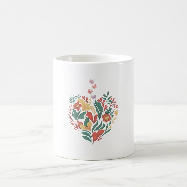 Blume Kaffeetasse (Mittel)